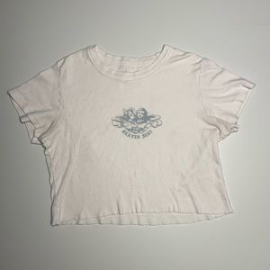 brandy melville heaven sent angels crop top